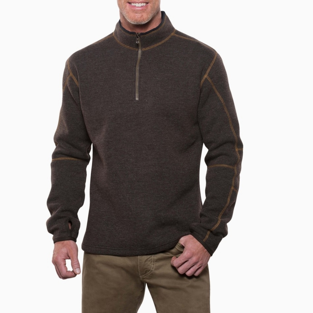 Kuhl Thor 1/4 zip - Medium - Espresso - Wool - Brand New With Tags